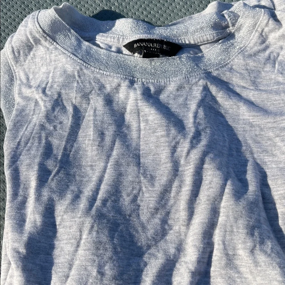 Banana Republic Factory Grey Sparkle Tank